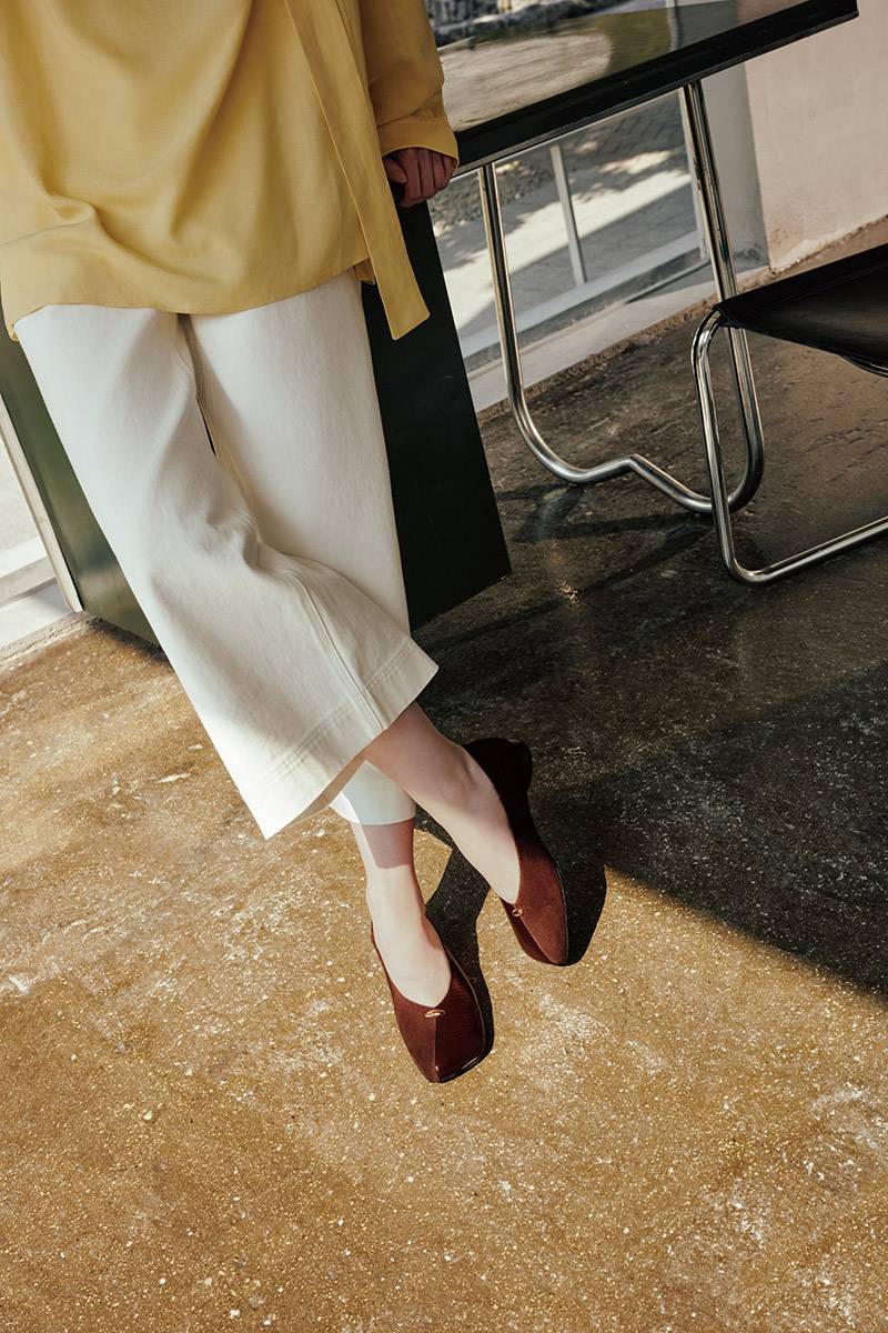 法式浅口平底鞋